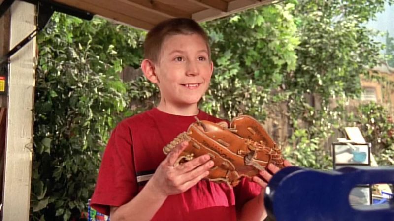 Hey, look! My glove for baseball