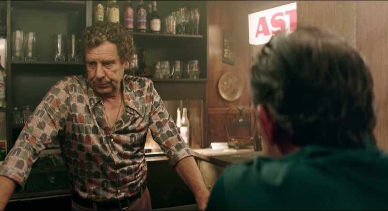 Hey, you lovebirds, you want another drink?