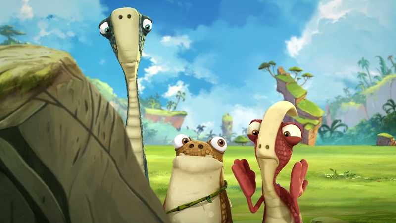 Hey, Marsh! Meet us at the waterfall!