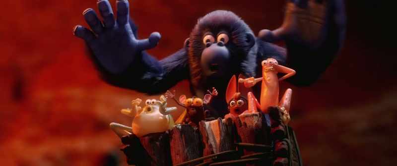 Hey, Maurice! -[all shouting]