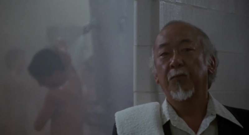 Hey Mr Miyagi you know I was thinking