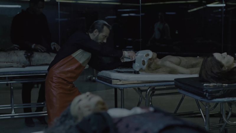 Hey, no. No more corpses up here, take her to cold storage
