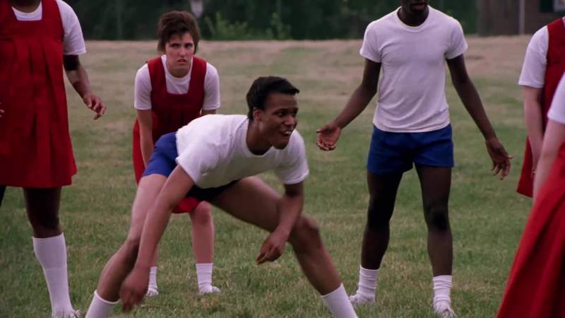 Hey Penny see the colored boy the cute one