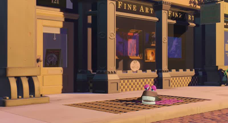 Hey TedGood morningcluckingSee that MikeyTed's walking to workBig dealGuy takes five steps and he's there
