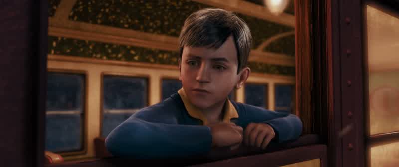 Hey, that kid wants to get on the train