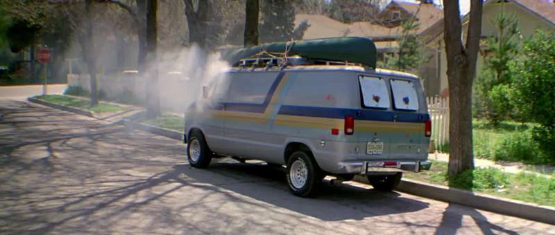 Hey the van's on fire