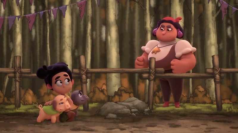 Hey, you there, keep your boy away from the pigs
