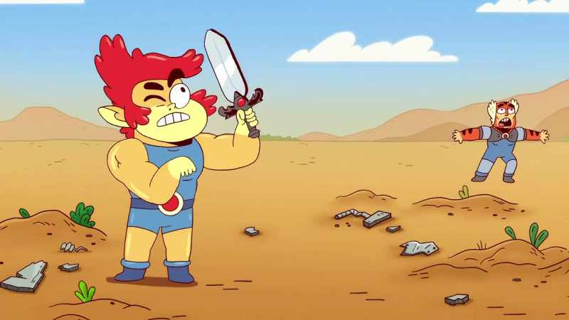 Hey, Tygra, what's the word I say to make the sword do magic stuff?