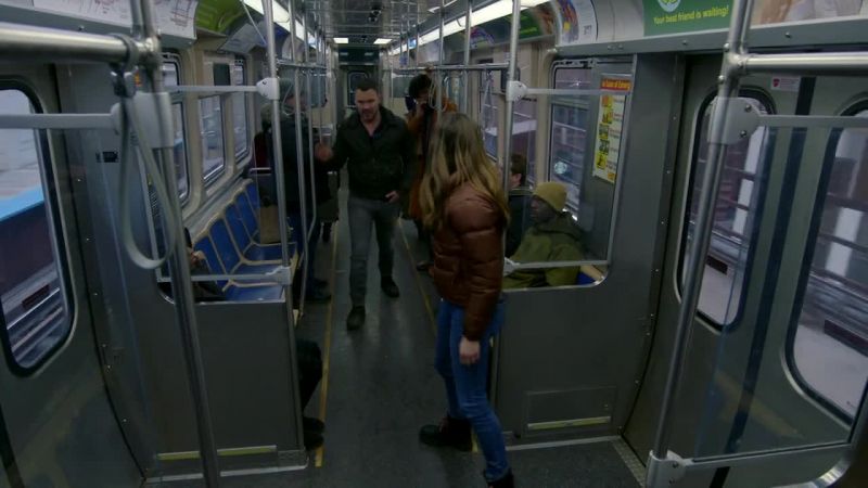 Hey. Victim got on the train