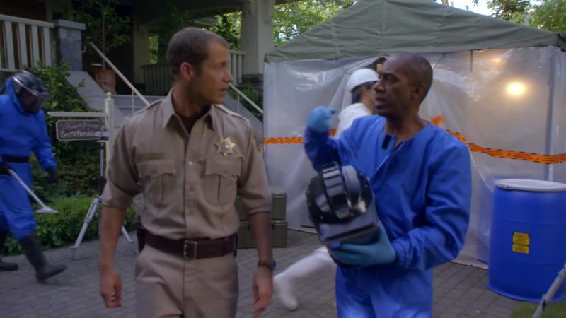 HEY, WE NEED TO LOCK DOWN THAT TENT