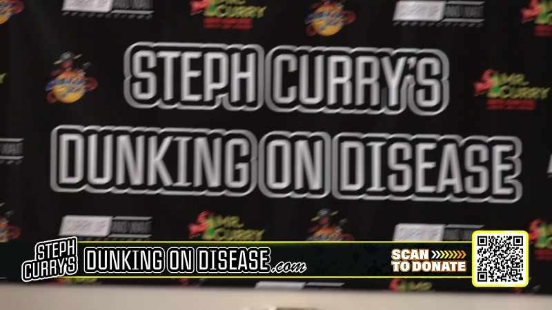 Hey, welcome to Steph Curry's Dunking on Disease