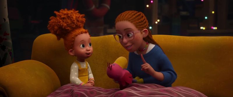 Hey, what does pink bird want Father Christmas to bring?