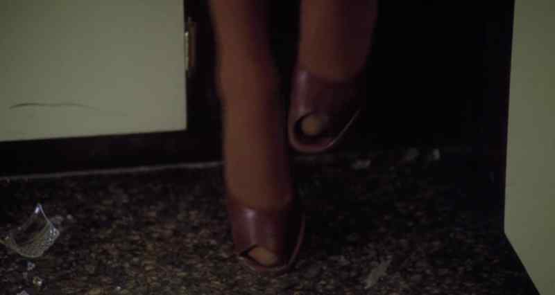 Hey, whose foot is that?