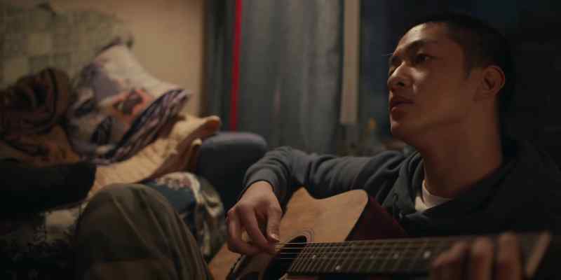 Hey, you've got a guitar. Play for us