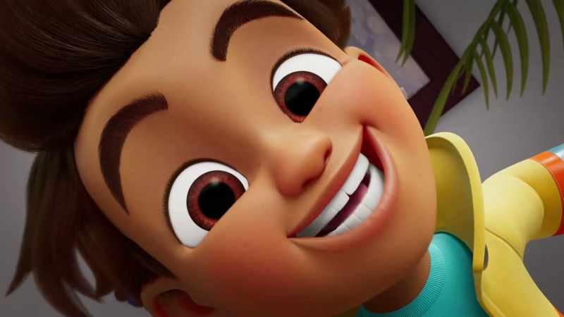 Hi, Dad! -[snorts, sighs]