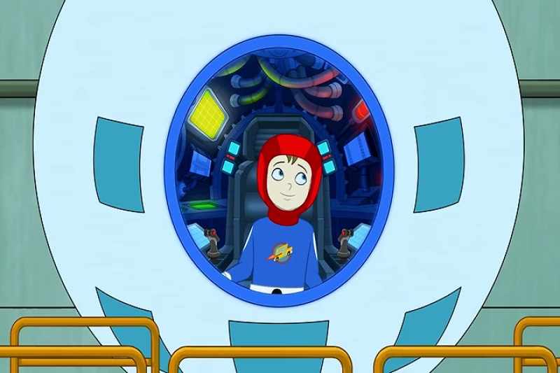 Hi, Dr. Bellum. We need this. -A giant cheerleading robot?