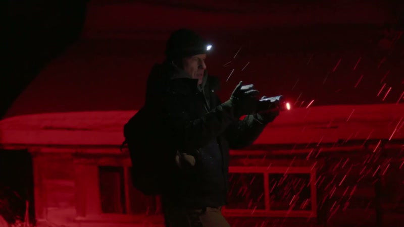 [high-pitched electrical whine] - Turn that FLIR to me