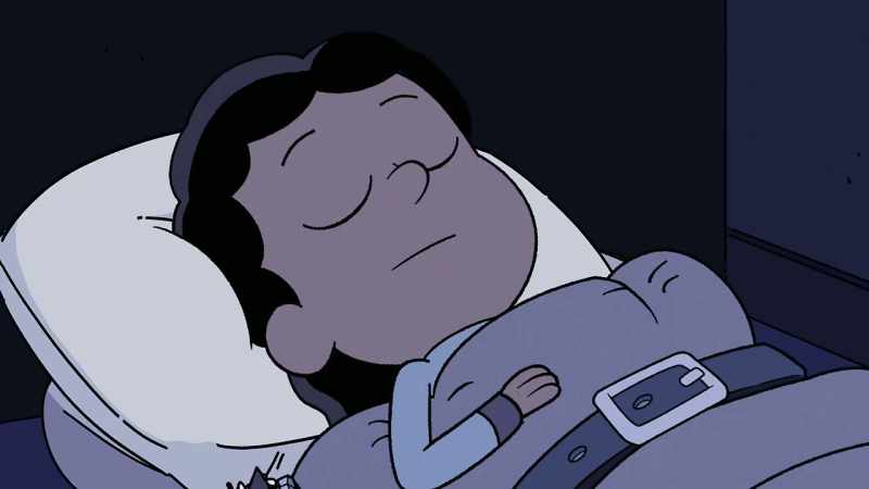 [Hilda] Alfur will wake you up, even though you can't see him, either