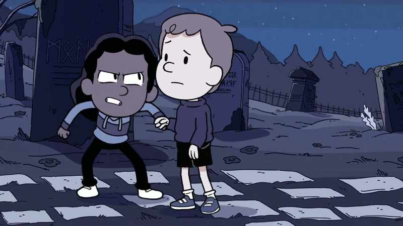 [Hilda] David, please. -[both grunting]