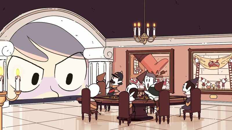 [Hilda] Hold on a second! -[elves screaming]