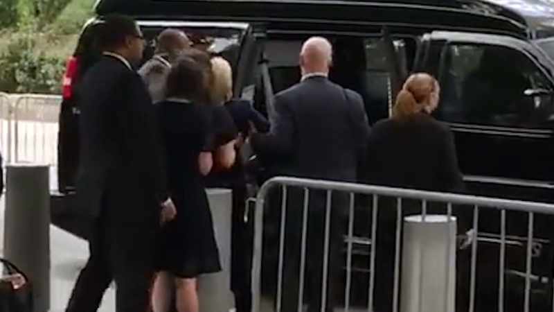 Hillary Clinton collapsed