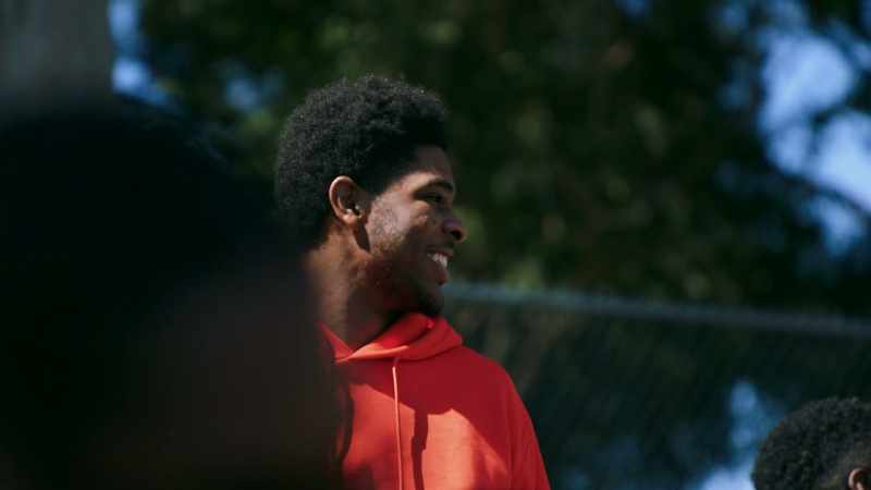 Him coming by, and watching EJ play baseball
