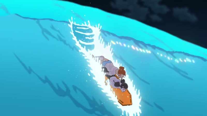 Hinako, paddle, paddle!