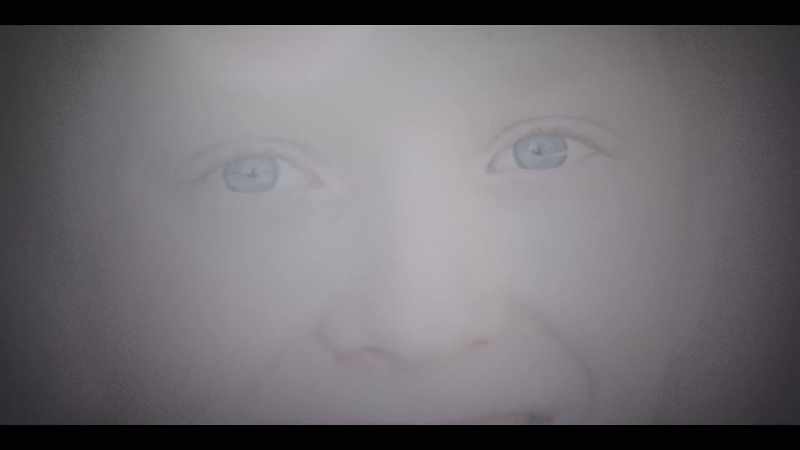 His bright blue eyes were just piercing through me
