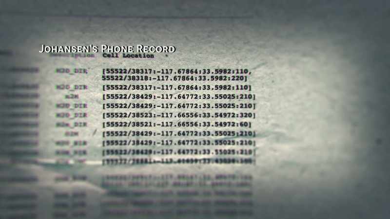His cell phone records revealed