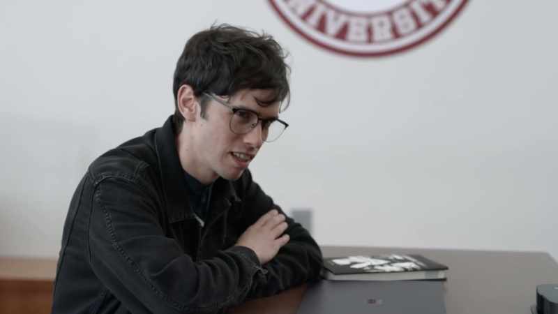 His disheveled, mysterious, no offense
