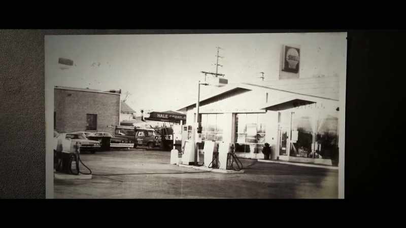 His first stop was a gas station, a Shell station