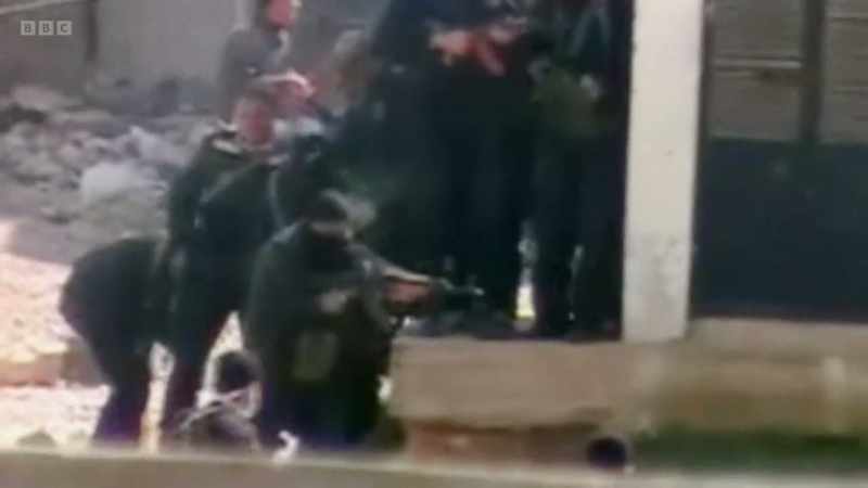 His forces were ruthlessly cracking down on any protests