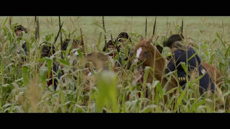 � His men fleeing‐‐