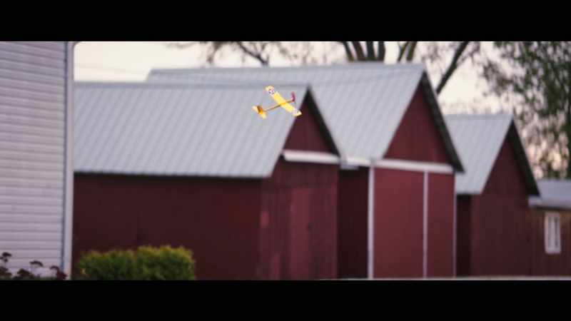His mother bought him a 20-cent aeroplane and he built that