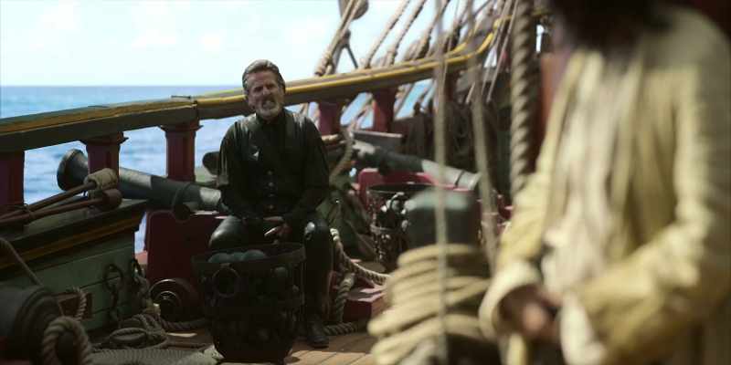 His name is Blackbeard or Captain!