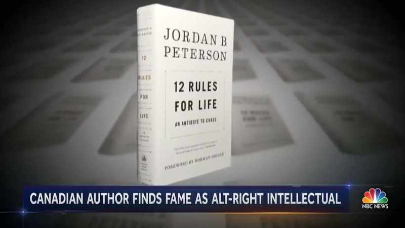 His new self-help book, 12 Rules for Life,”