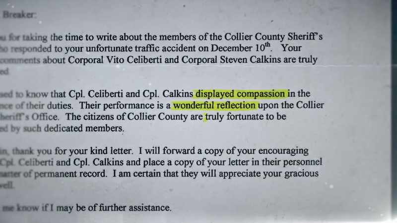 His personnel file contains positive evaluations