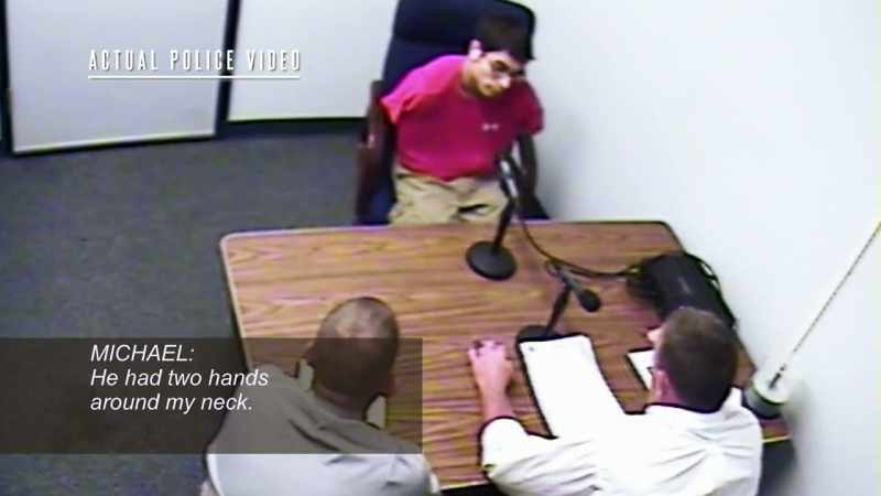 His story changed to self-defense