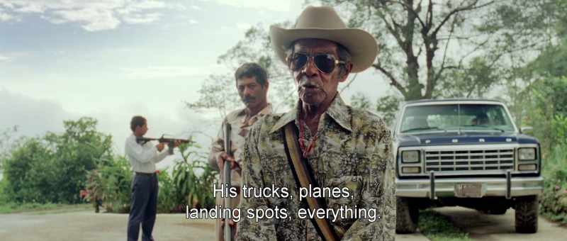 His trucks, planes, landing spots, everything