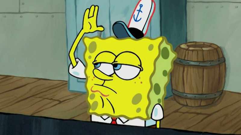 His whole plan was to do exactly what SpongeBob did