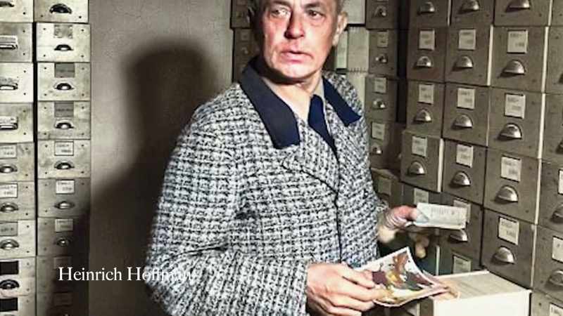 Hitler's personal photographer, Heinrich Hoffman