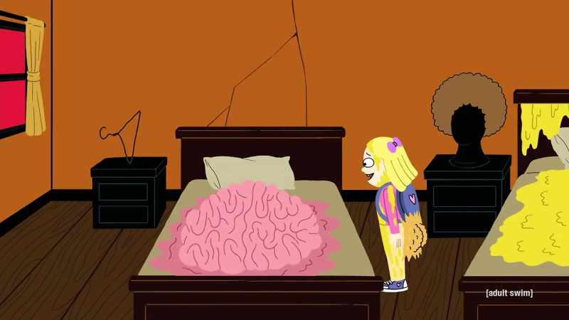 Hm, this bed has a big brain in it