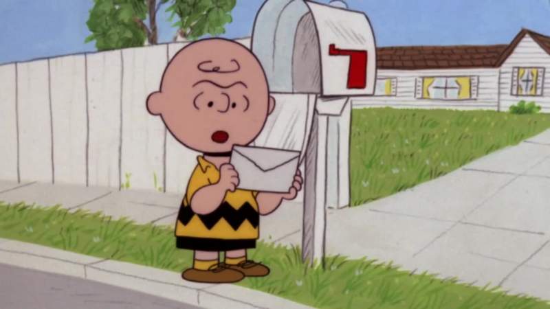 Hmm a letter for Snoopy I never get letters