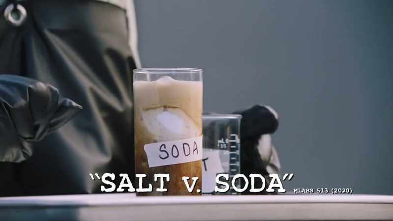 Hmm. How unorthodox. That just made a, uh... fizzy mess