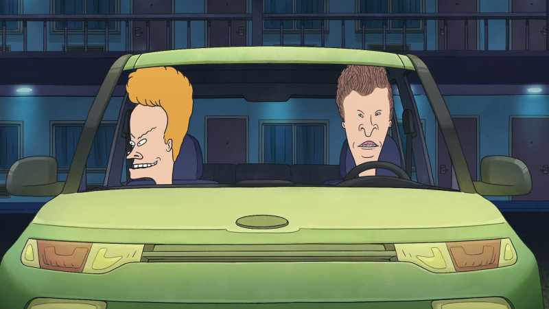 Hmm. - Um, Butt-Head, we're in a car