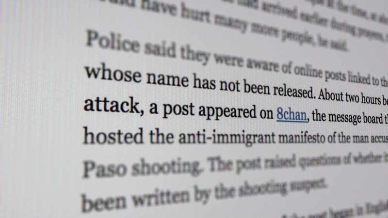 HOBACK: Do you connect Q to those shootings?