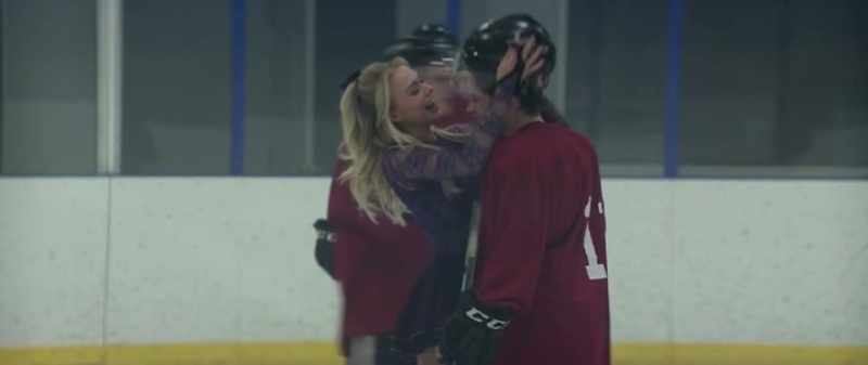 HOCKEY PLAYER: Lily! What are you doin'?