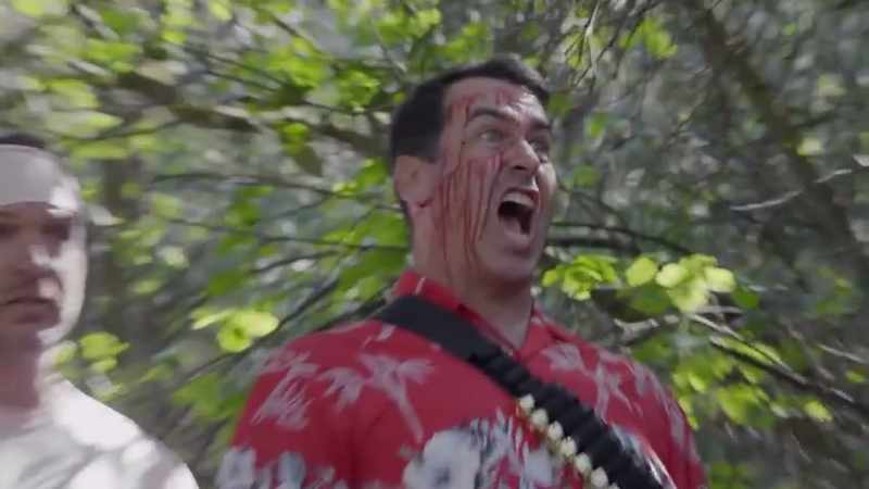 Hog darts! -(screaming)