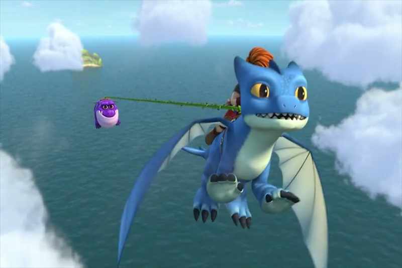 Hold on, we can ride this wind current home. It'll be faster