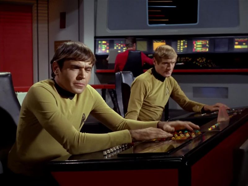 Hold present course. Slow to warp 1